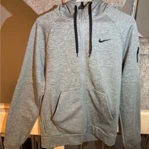 Nike Therma-Fit Gray Zip Up Hoodie